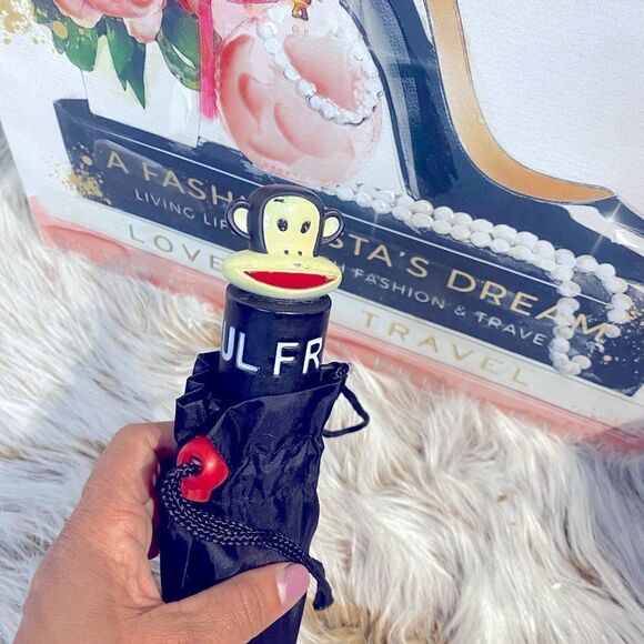 Paul Frank Black Umbrella with Monkey Design for kids - Picture 7 of 7